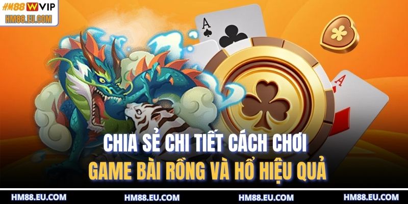 Chia sẻ chi tiết cách chơi game bài rồng và hổ hiệu quả